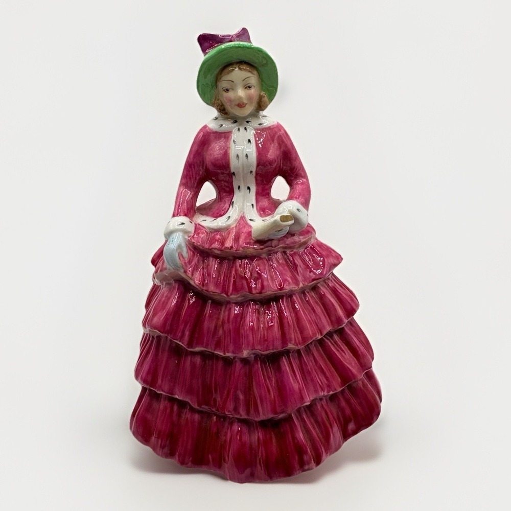 Vintage Alton Bone China England Victorian‎ Lady "Penny" 7" Figurine